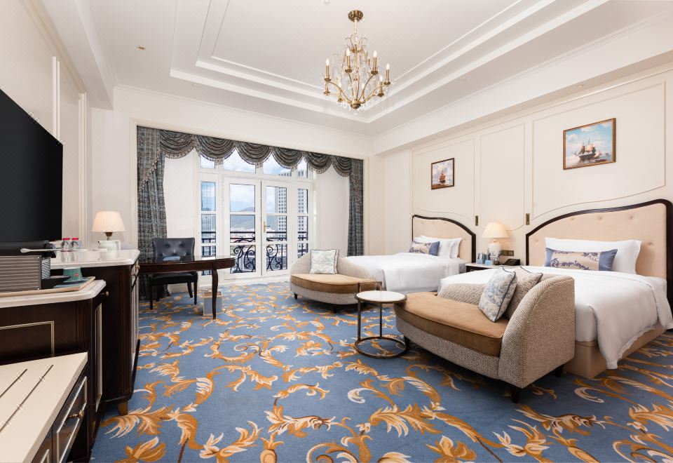 曦海豪華雙床房