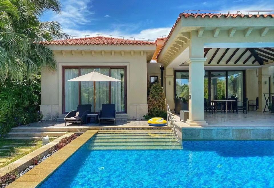 三居室總統別墅-私人恆温泳池（主卧悦眠智能深睡床）