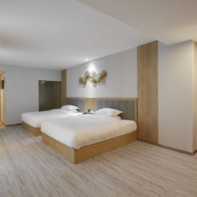 豪華雙床房（慕思床墊+空氣凈化器） 廈門亨龍花園飯店優惠