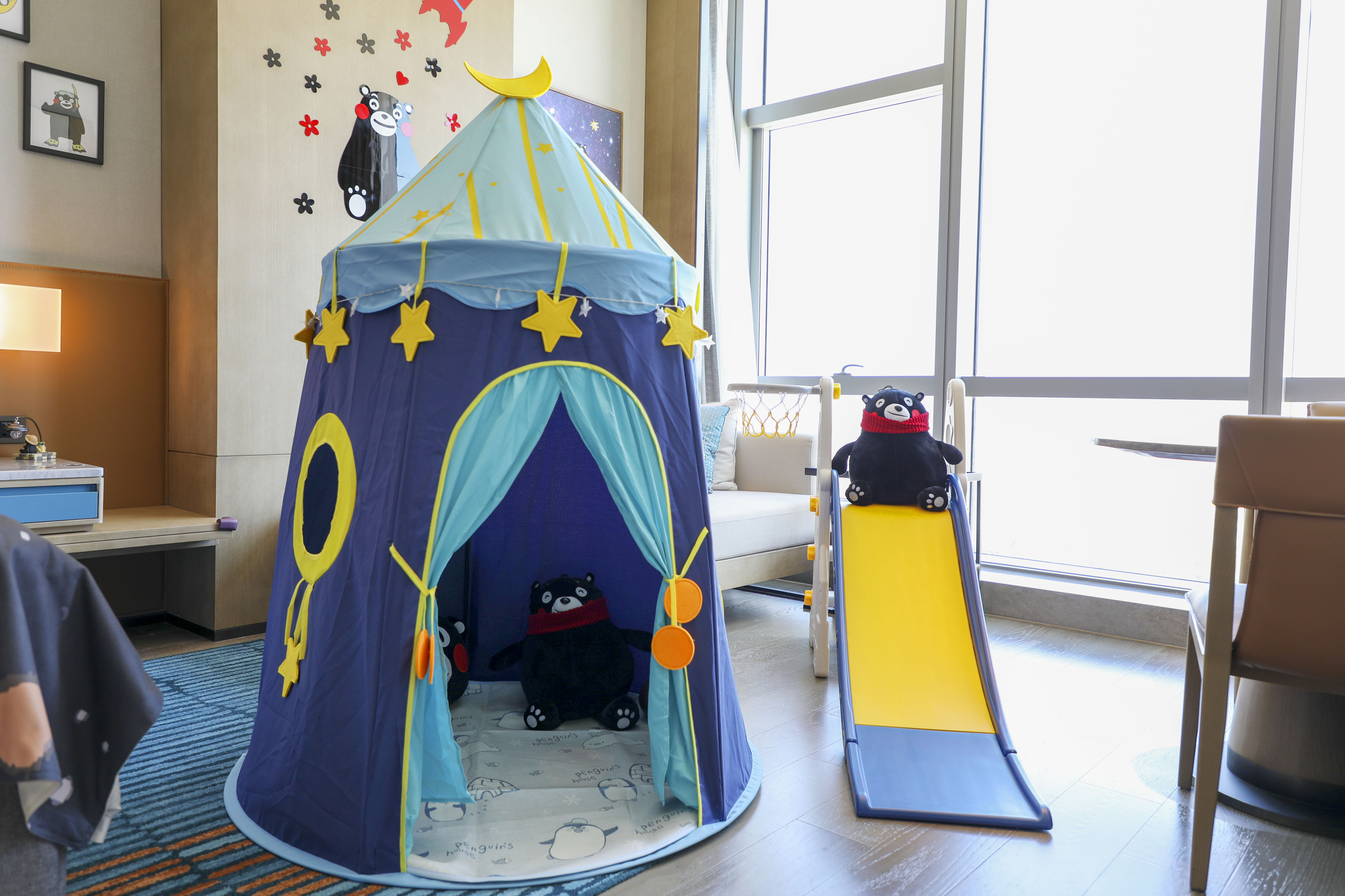 熊本熊亲子主题海景双床房