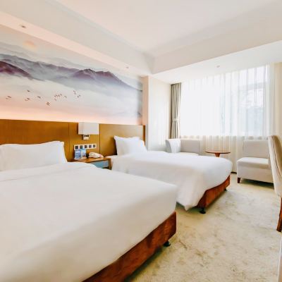 豪華雙床房+空氣凈化裝置 北京天天假日御朗飯店優惠