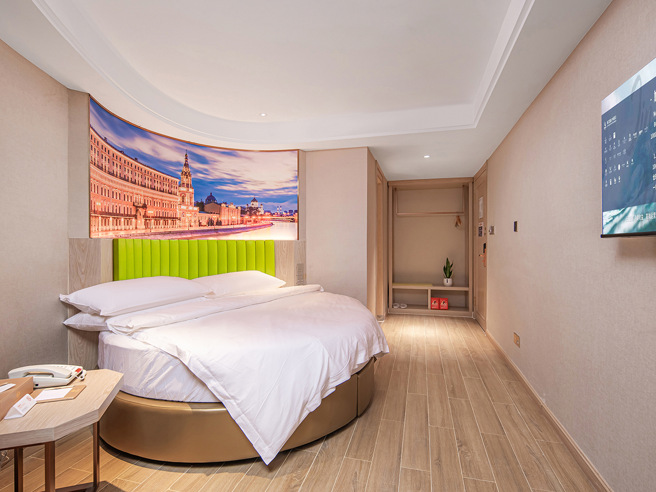 浪漫圆床房（小度全屋智能+安睡荞麦枕）