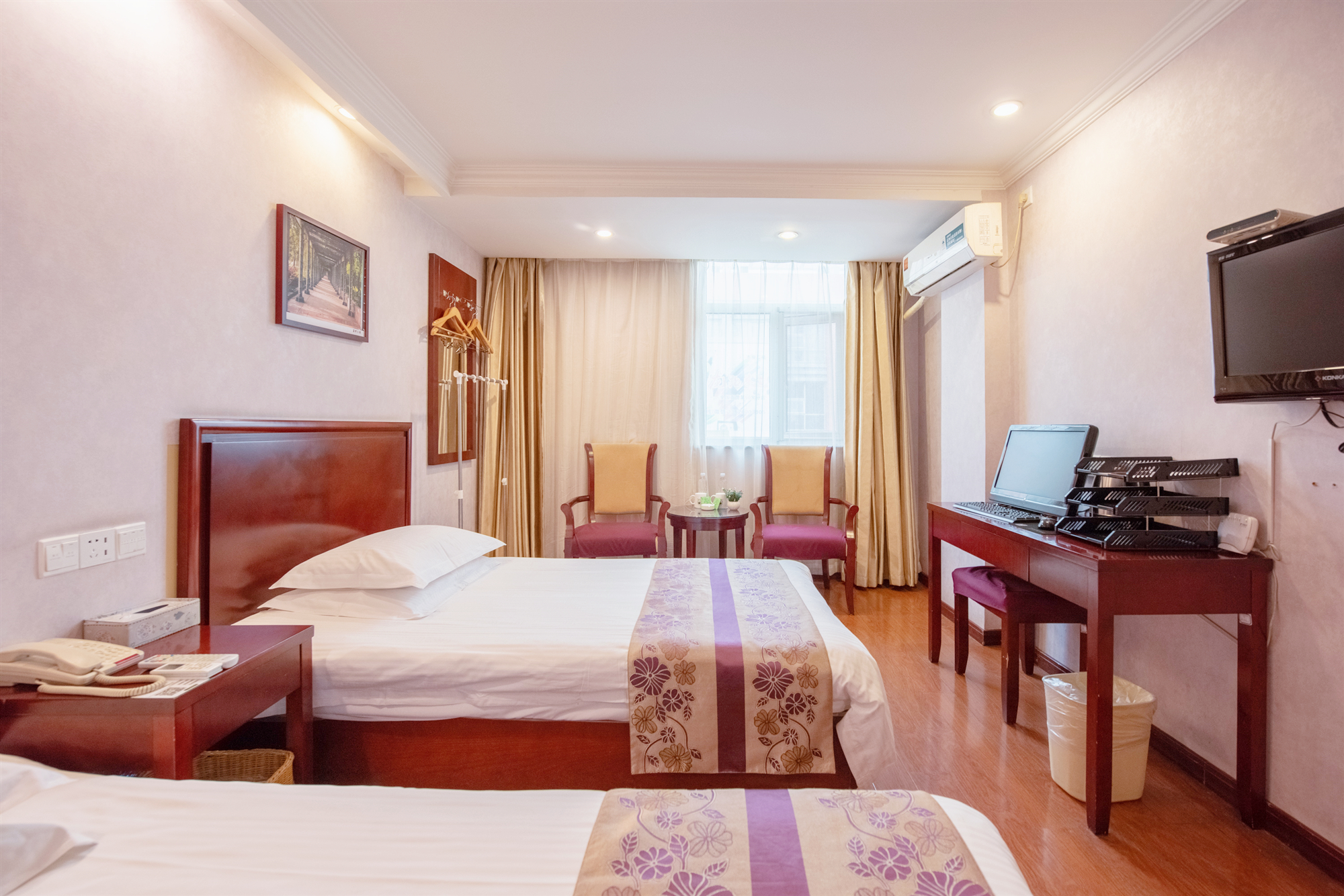 AI智能双床房（智能客控+优质床垫）