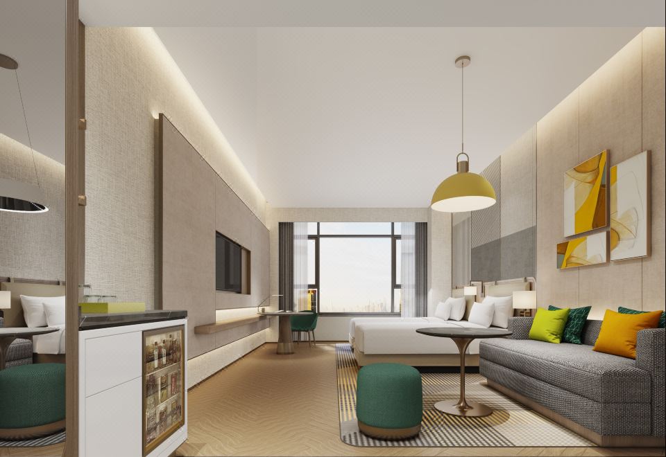 高级溪景双床房