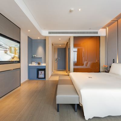 幾木大床房（小冰箱+深睡枕） 崑山長江北路寶裕廣場亞朵飯店優惠