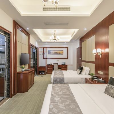 雲悅•豪華家庭雙床房 | 品牌床墊&乳膠枕&採光視野極佳 麗灣飯店（福州長樂國際機場店）優惠