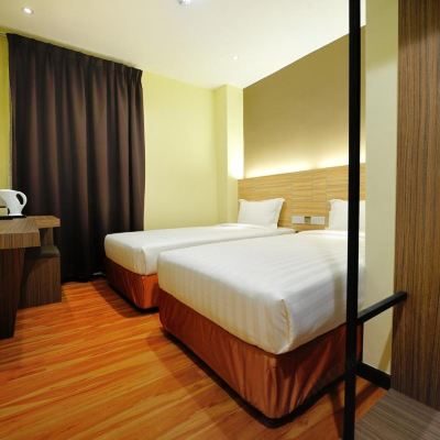 Bilik Superior Twin Kupon U Design Hotel Bukit Mertajam Penang