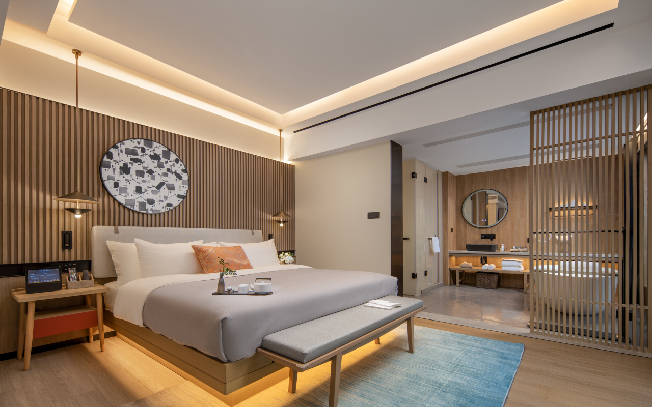 龙山一号·浴缸河景套房（江南美景+随心所“浴”缸）