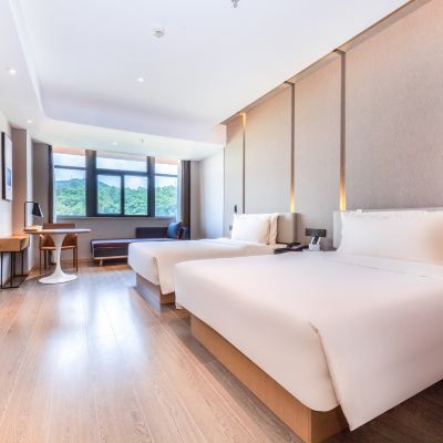 高級雙床房【投屏電視+智能語音客控】 廣州黃埔蘿崗科學城亞朵飯店優惠
