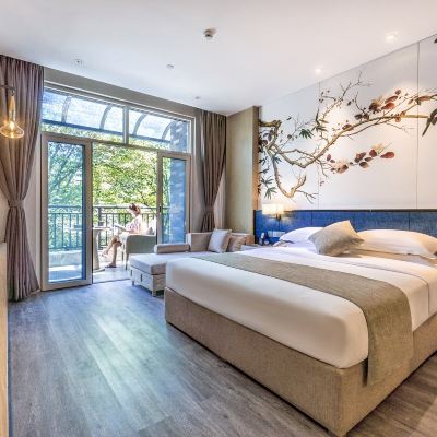 林棲谷隱大床房 峨眉山林溪温泉酒店優惠