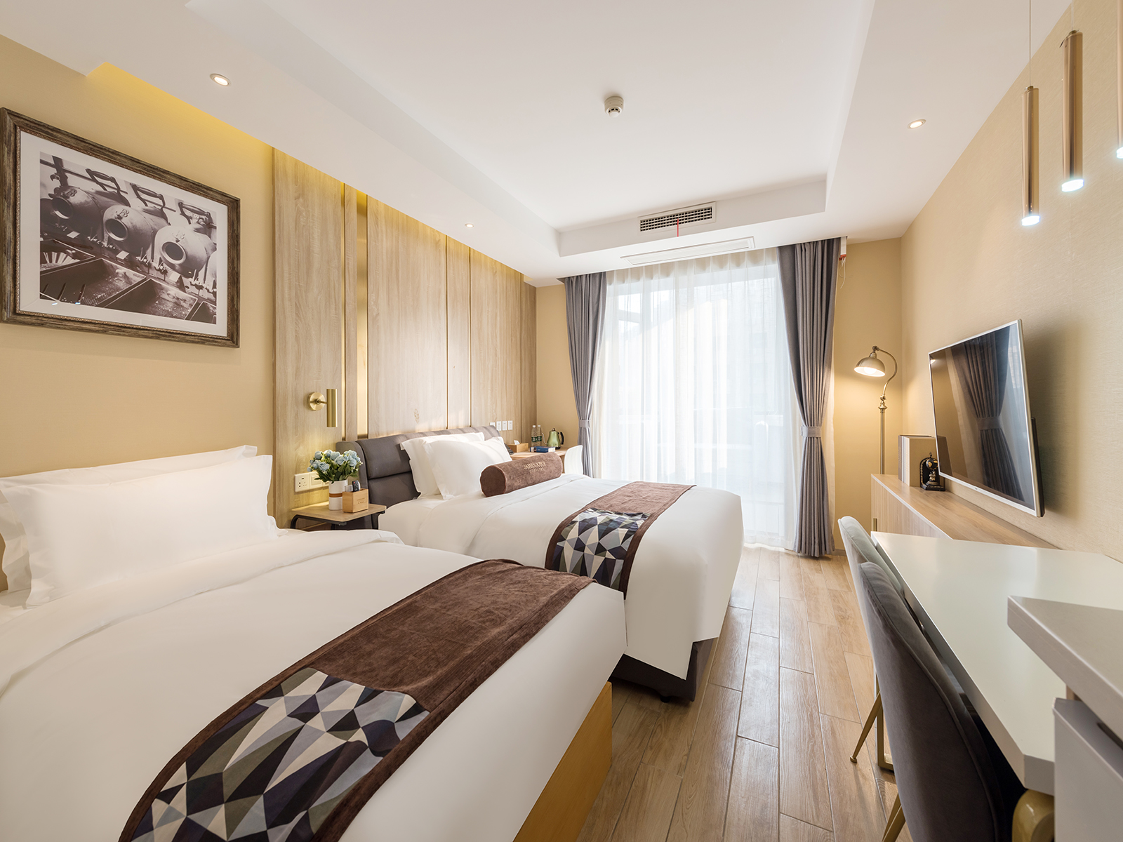 啡凡亲子房（小阳台+冰箱+洗衣机）