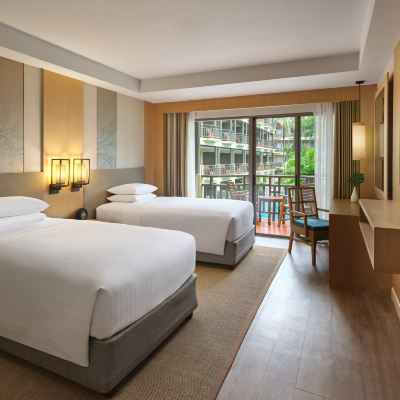 池景雙床客房 普吉島美林海灘萬豪度假飯店優惠