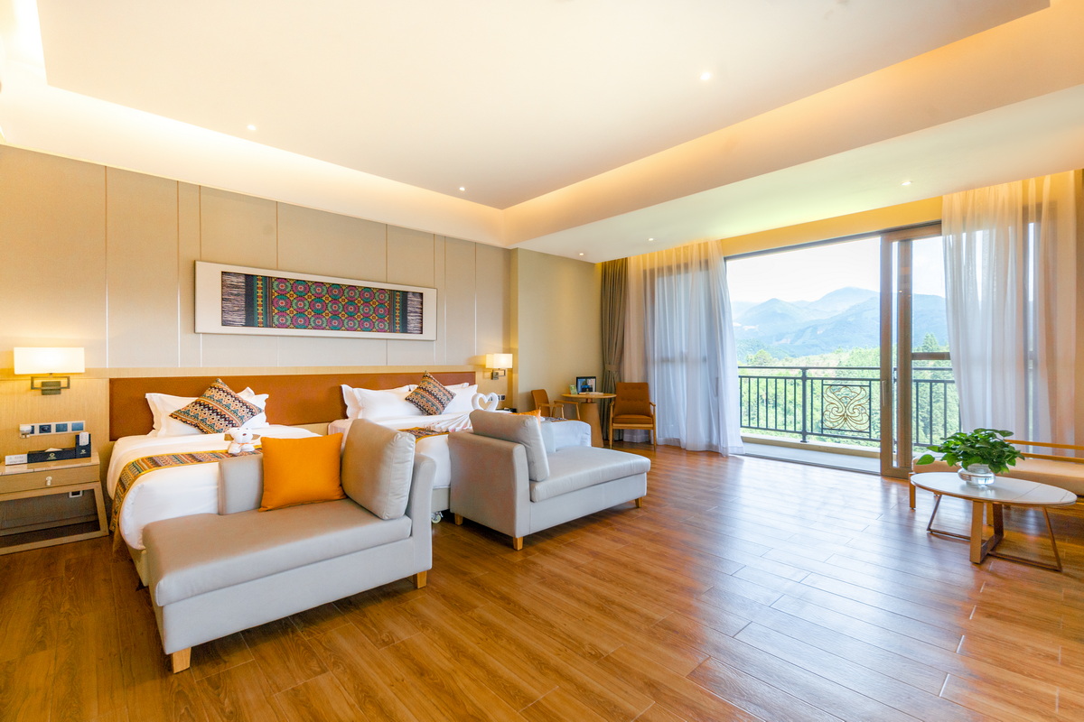 酒店B栋温泉套房I独立泡池