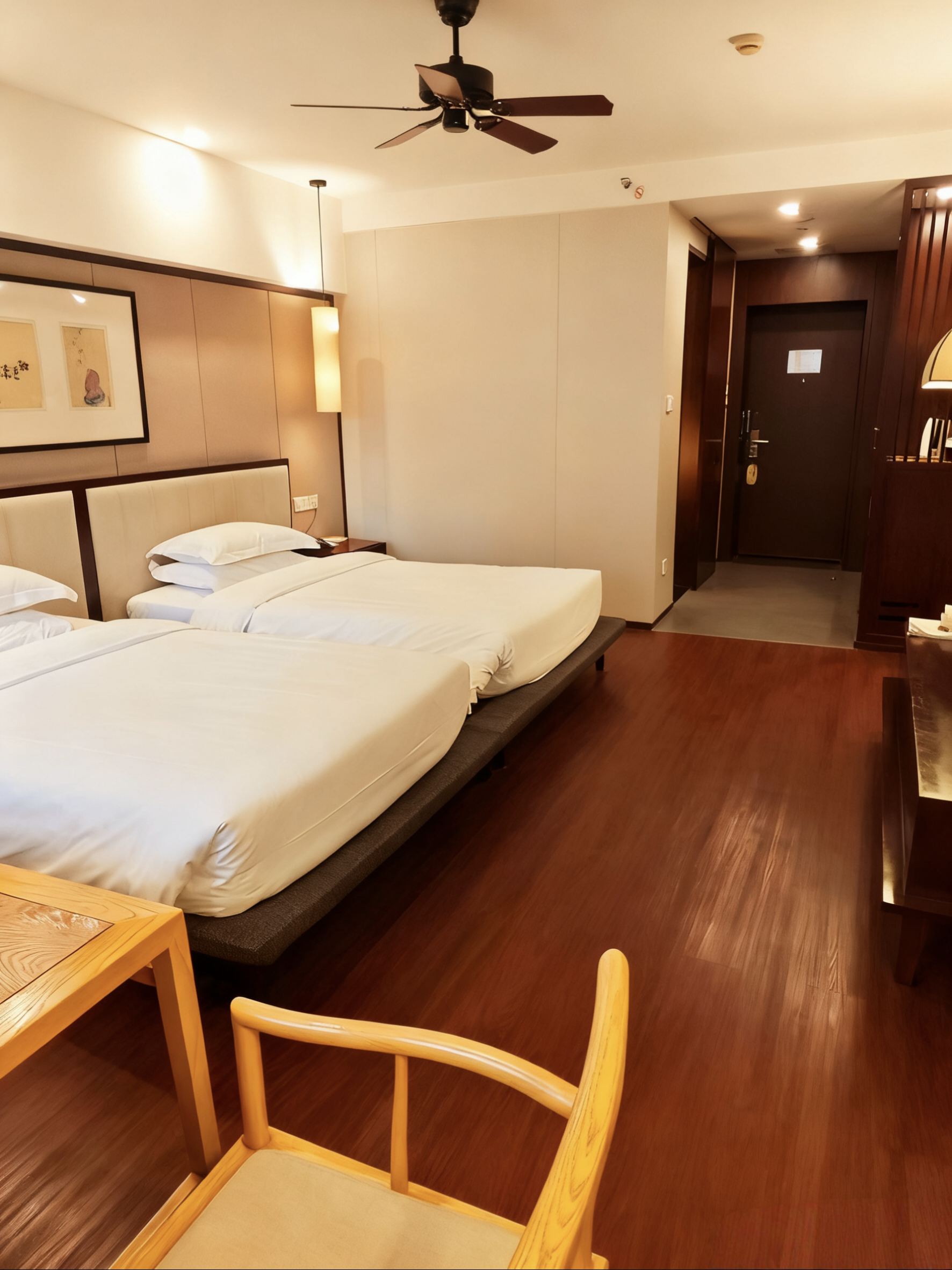 静心双床房（舒适宽床＋顶喷花洒＋智能电视投屏）