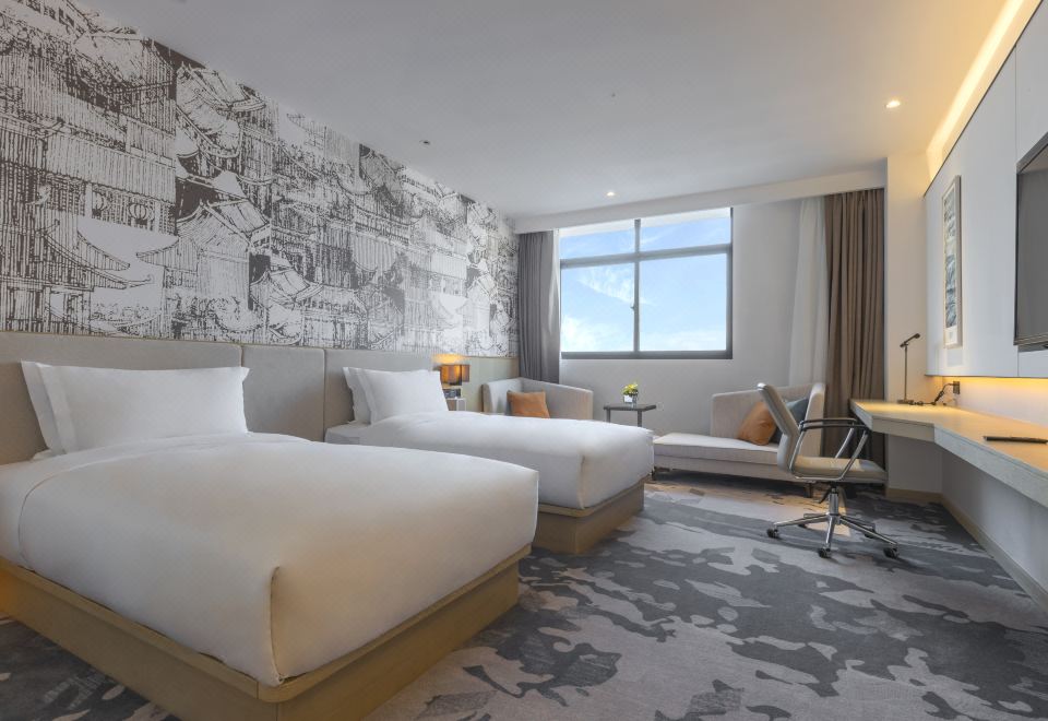 逸居双床房（斯林百兰床垫+智能客控+睡眠窗帘）