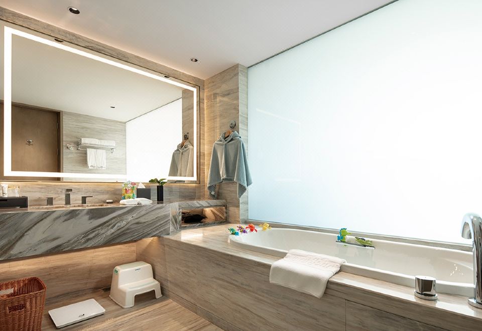 豪生亲子大床房（带小帐篷+小木马）