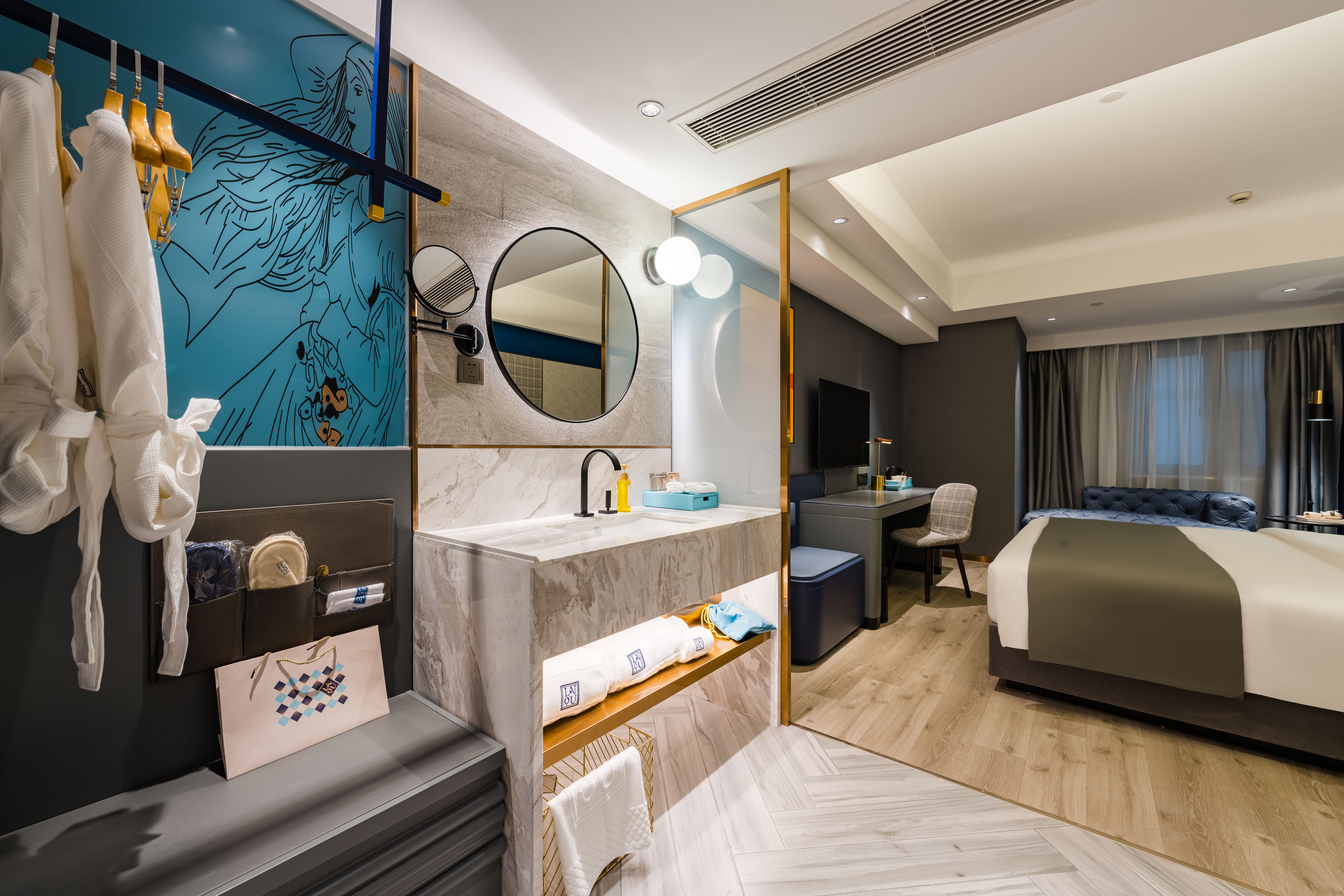 经典大床房（金可儿睡眠床垫+全屋智控+小冰箱）