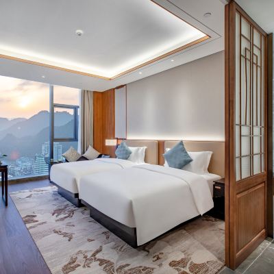 高級雙床房（落地窗+可投屏電視+智能馬桶） 貴州飯店·貴賓樓優惠