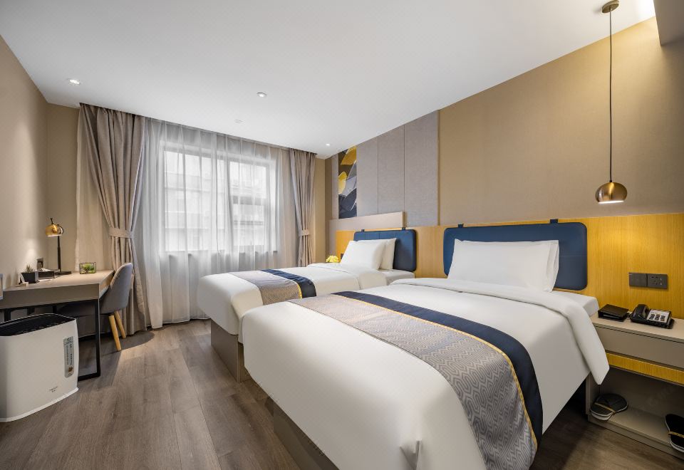 安心睡安睡雙床房（零壓床墊+空氣凈化器）