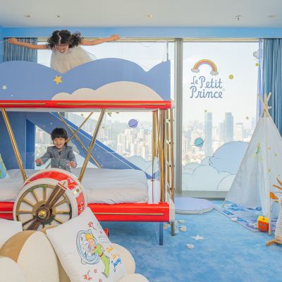 夢幻小王子親子家庭客房 - 南山日落景緻 深圳鵬瑞萊佛士酒店優惠