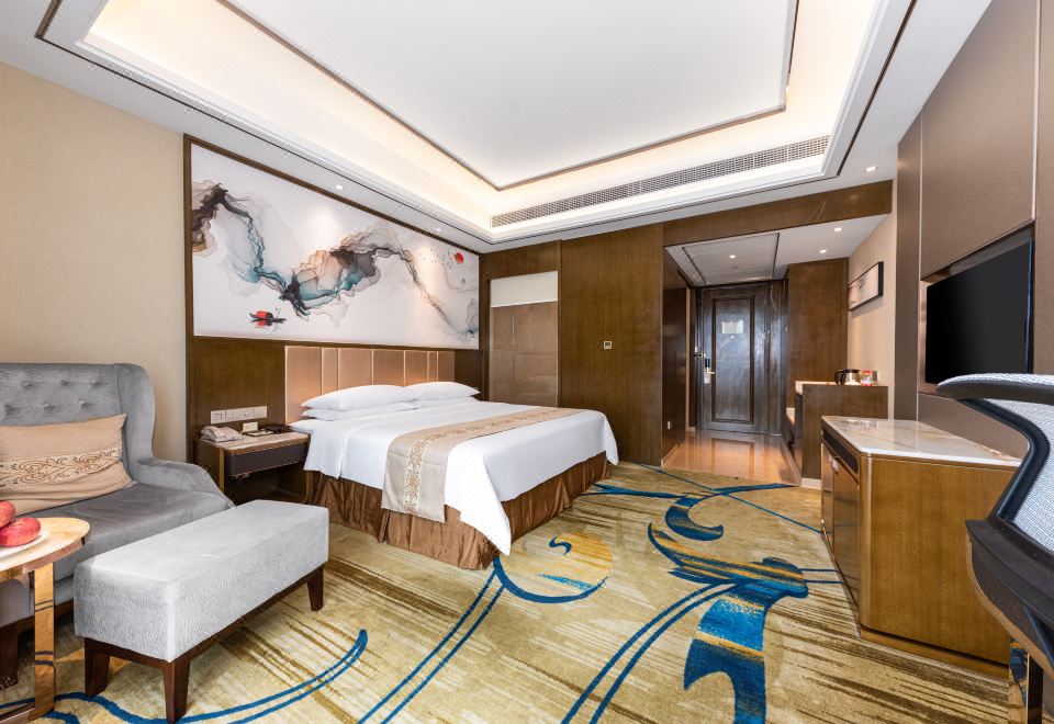 Business Family Double Bed Room (High-Rise Night View Of Yong City + Exclusive Cozy Room + Extra Large Family Bed)