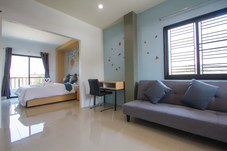 ดีลักซ์สตูดิโอ(เตียงใหญ่)