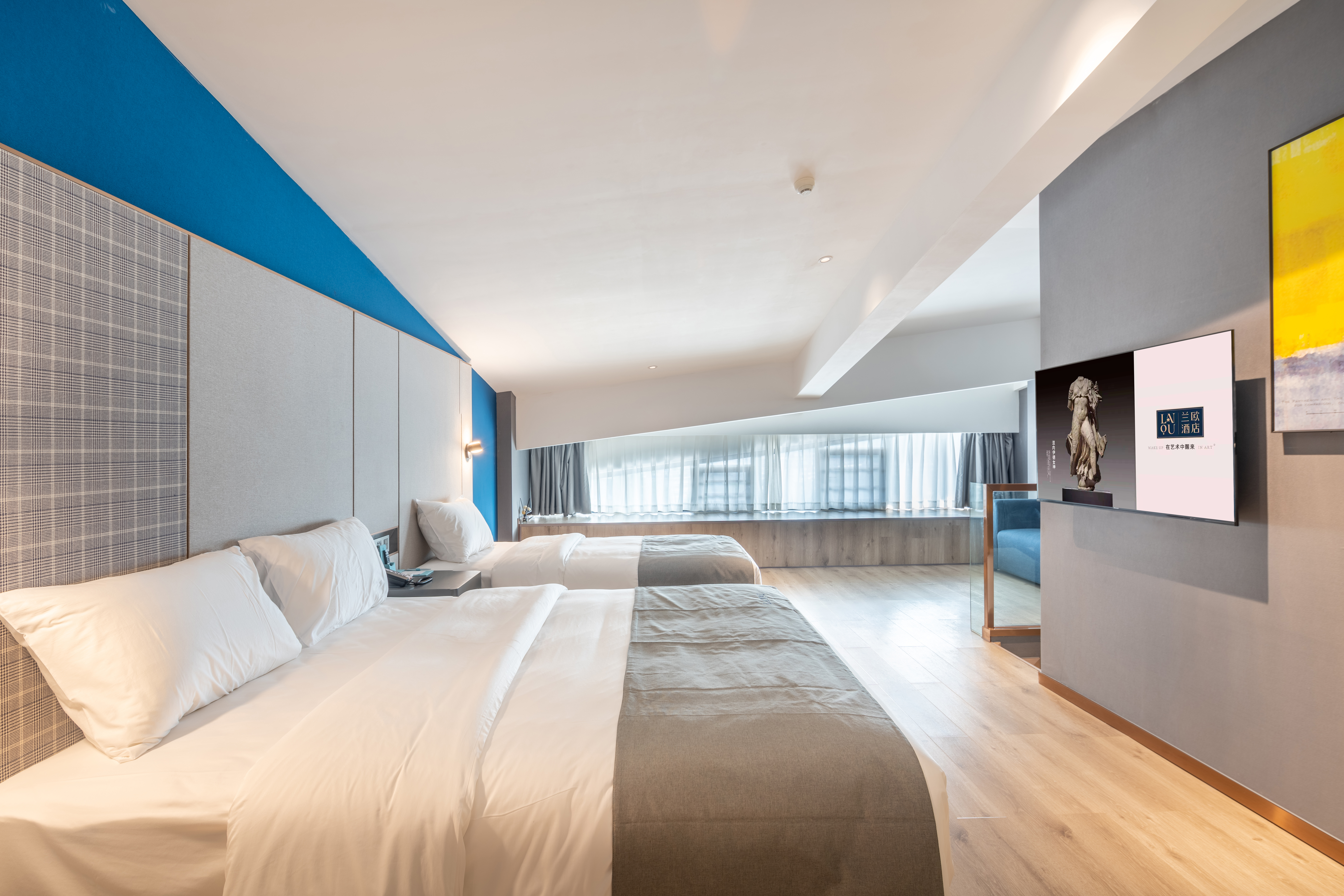 豪华loft智能家庭房丨麻将娱乐+会客茶室+上下楼层