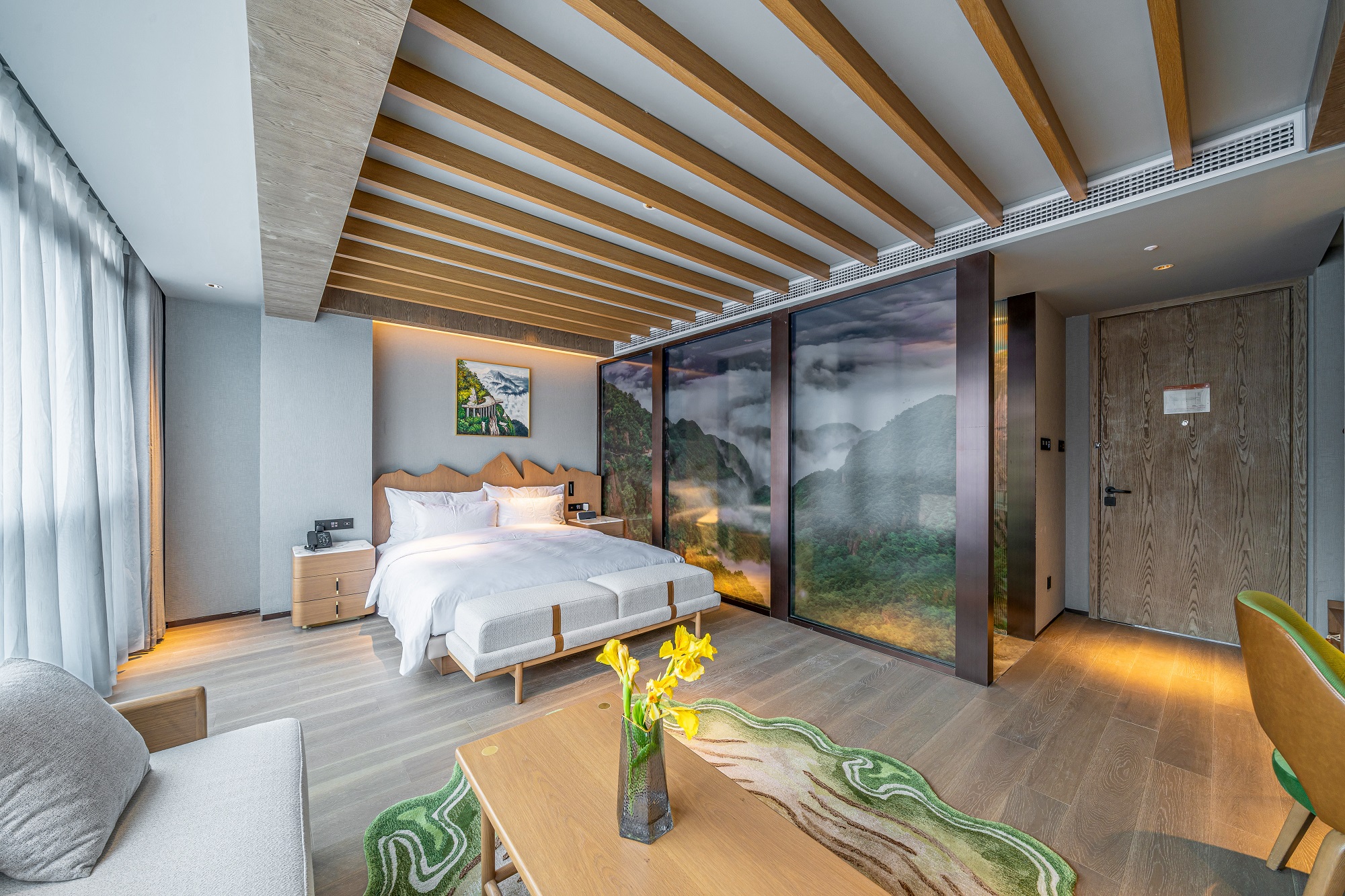 静谧雅致大床房【萌宠同乐+亲子度假】