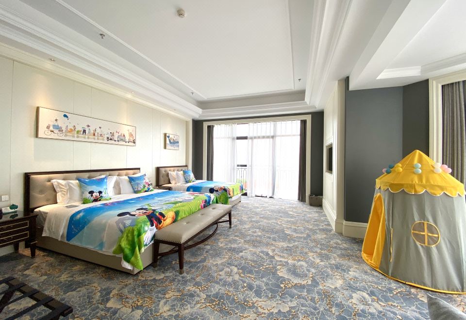 湖景亲子主题房