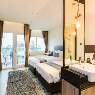 高級雙床房 芭堤雅T酒店 （SHA Extra Plus）優惠