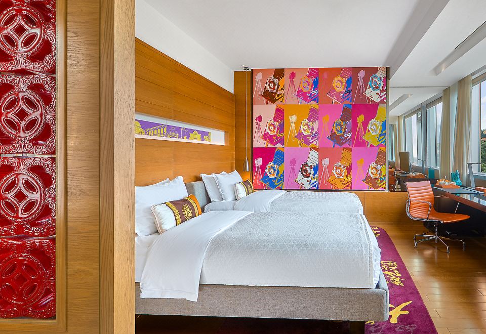 豪華城景雙床房（城市風情）