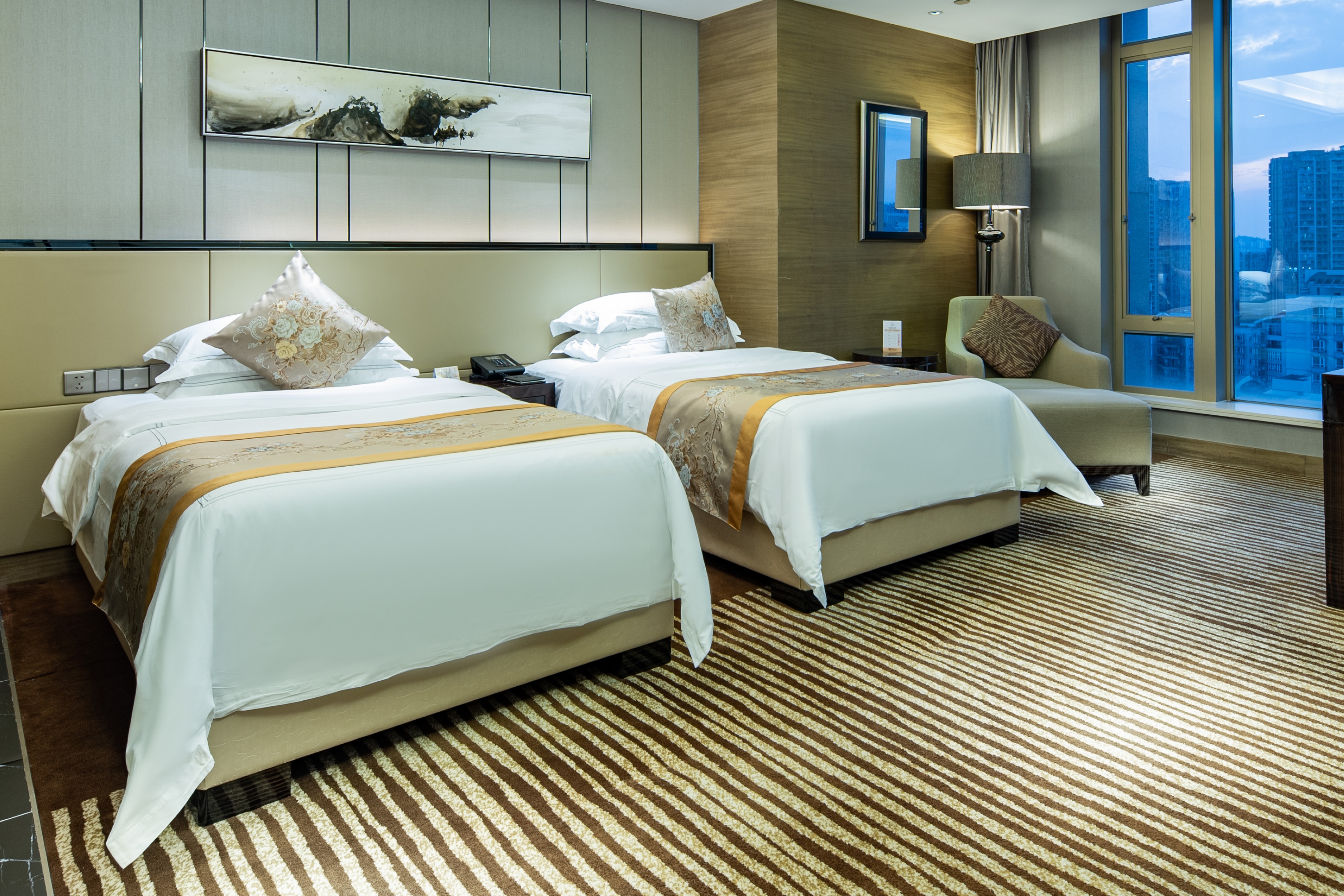 Shenzhen YANGBANGLANGYUE International HotelScenery Standard Twin Room