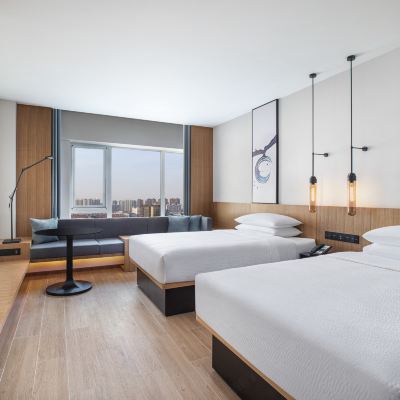 標準雙床房（舒達Serta床墊、華夫格Waffle床品） 秦皇島海港萬楓酒店優惠