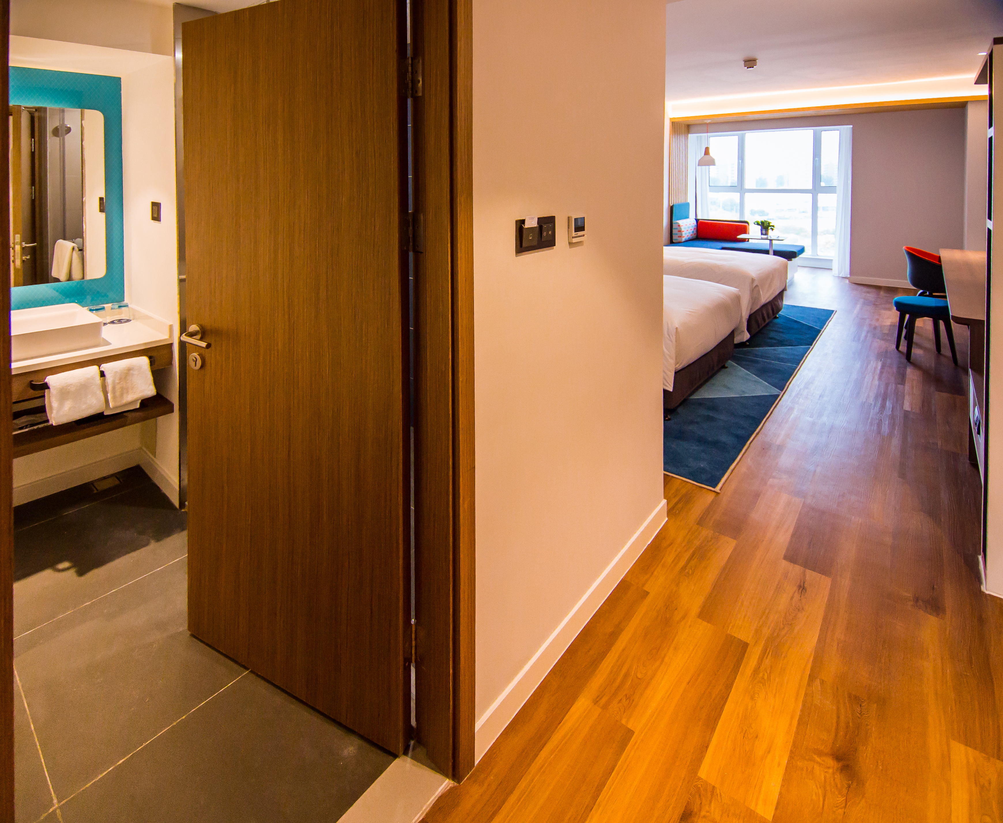 舒适双床房[落地窗]