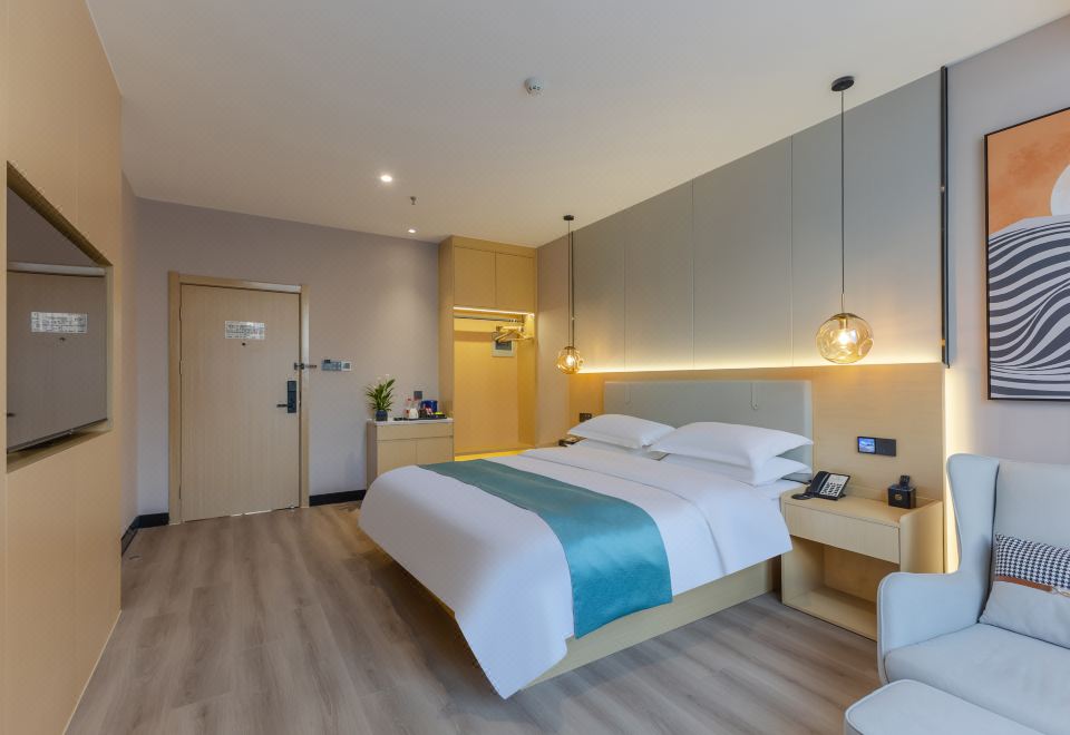 雅享智能大床房|手機投屏|新風系統|乾濕分離