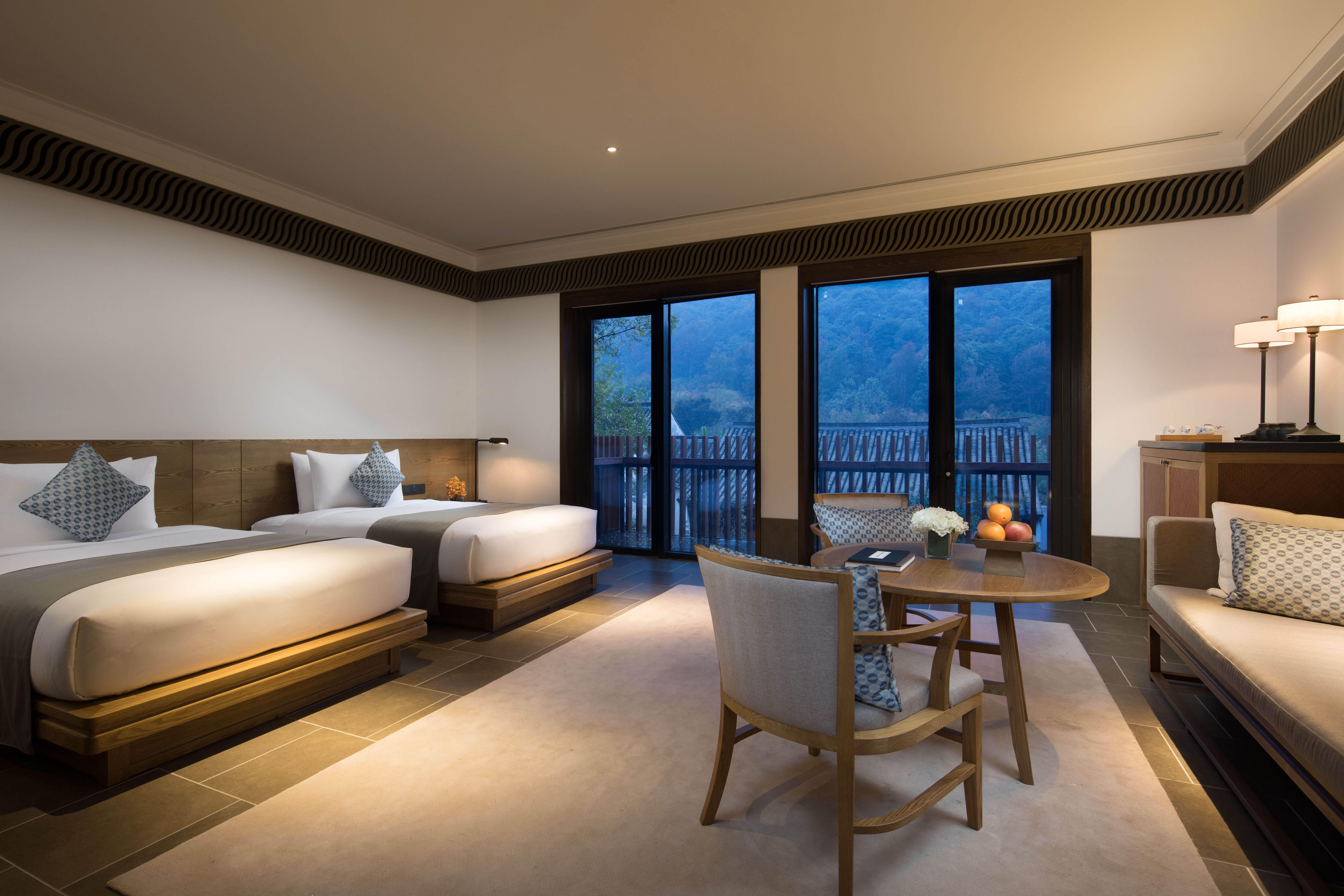 宛委阁双床房丨景观露台