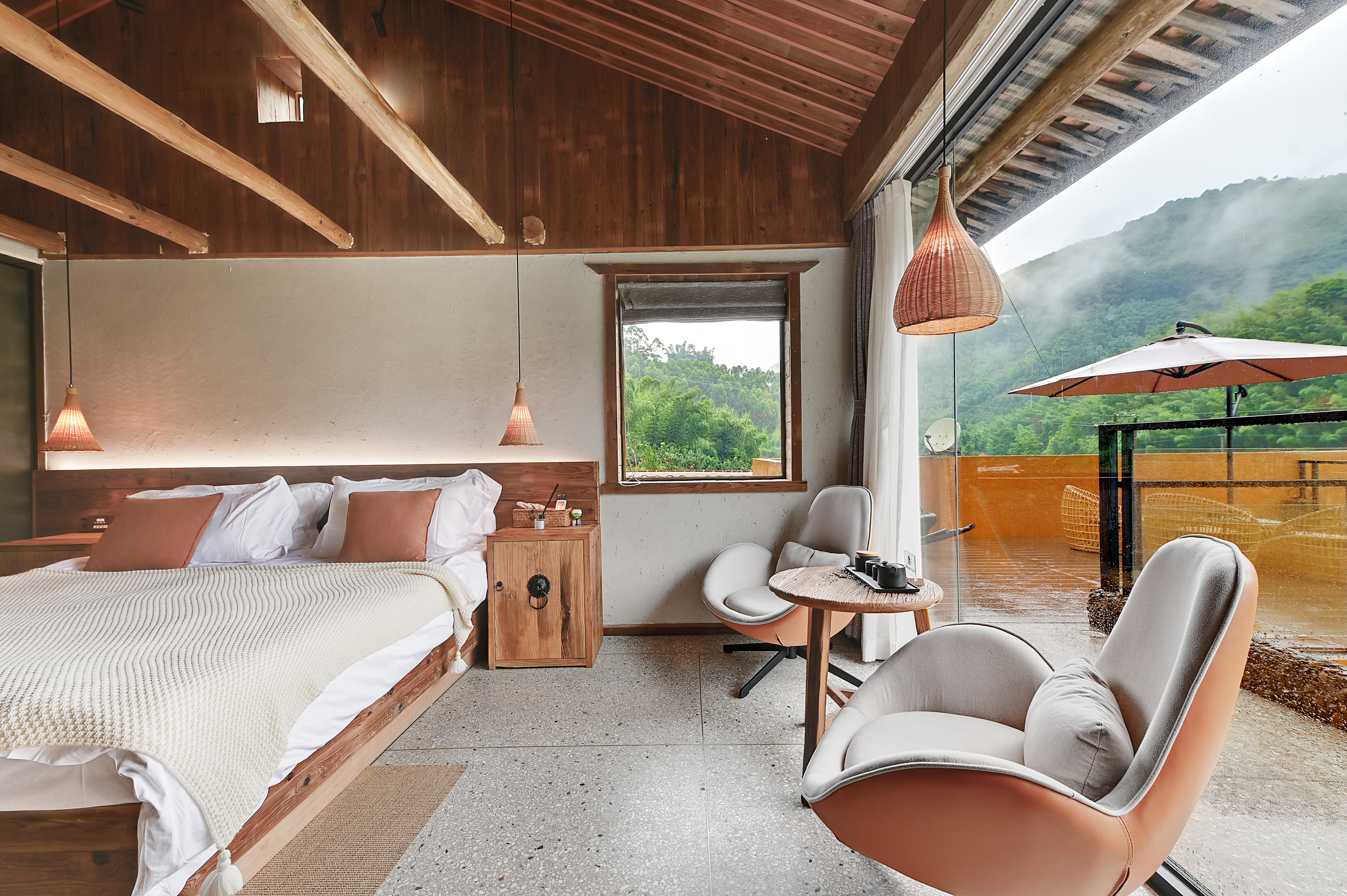 那寨溪居-侯月-静谧大床房