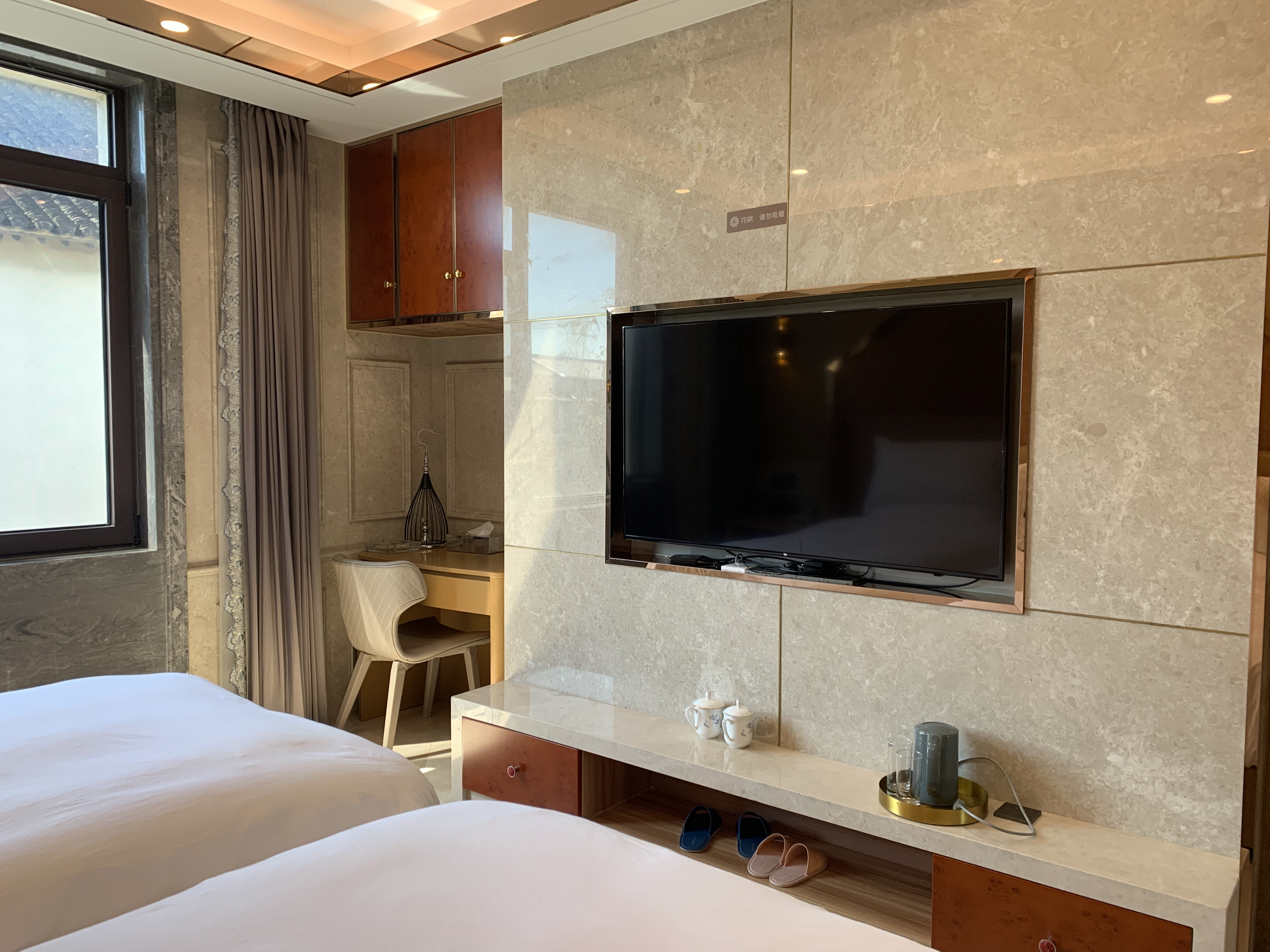 花锦·豪华双床房丨商务+田园风光