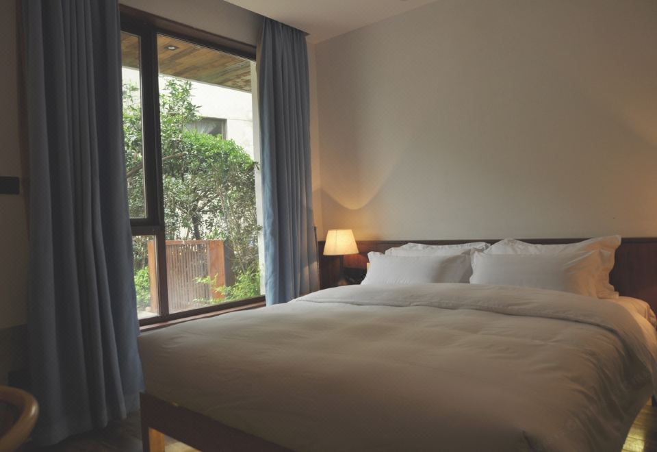 春早·淙琤·院景大床房|全屋暖气·智能家居