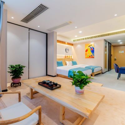 禪意和風雙床房 宿雲雅居國際公寓（廣州北京路捷登都會店）優惠