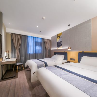 雙床房（電視投屏） 如家商旅飯店（汕頭會展中心萬象城店）優惠