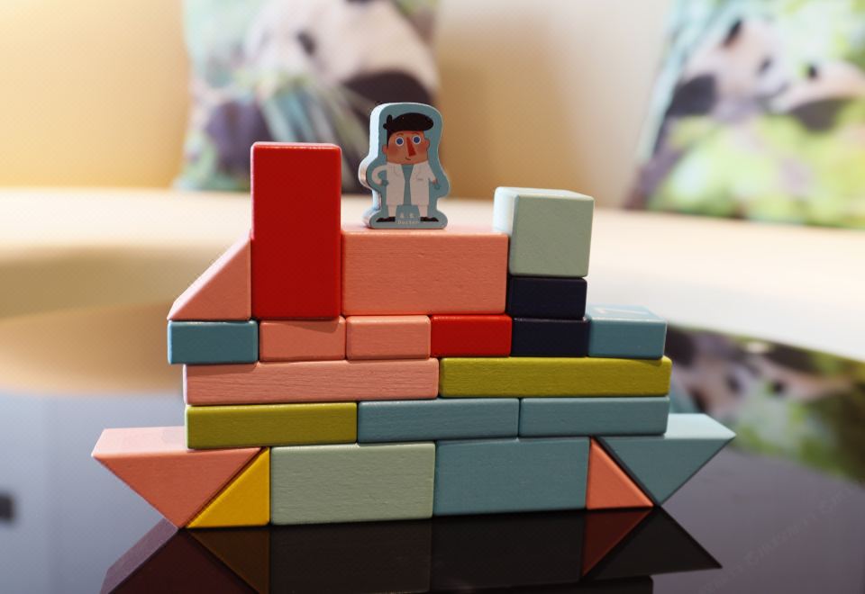 桃源熊貓開間套房（熊貓玩偶+小童滑滑梯+益智玩具）