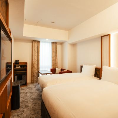 天空樹景舒適雙人床房帶加床 禁菸 東京押上京成里士滿飯店優惠
