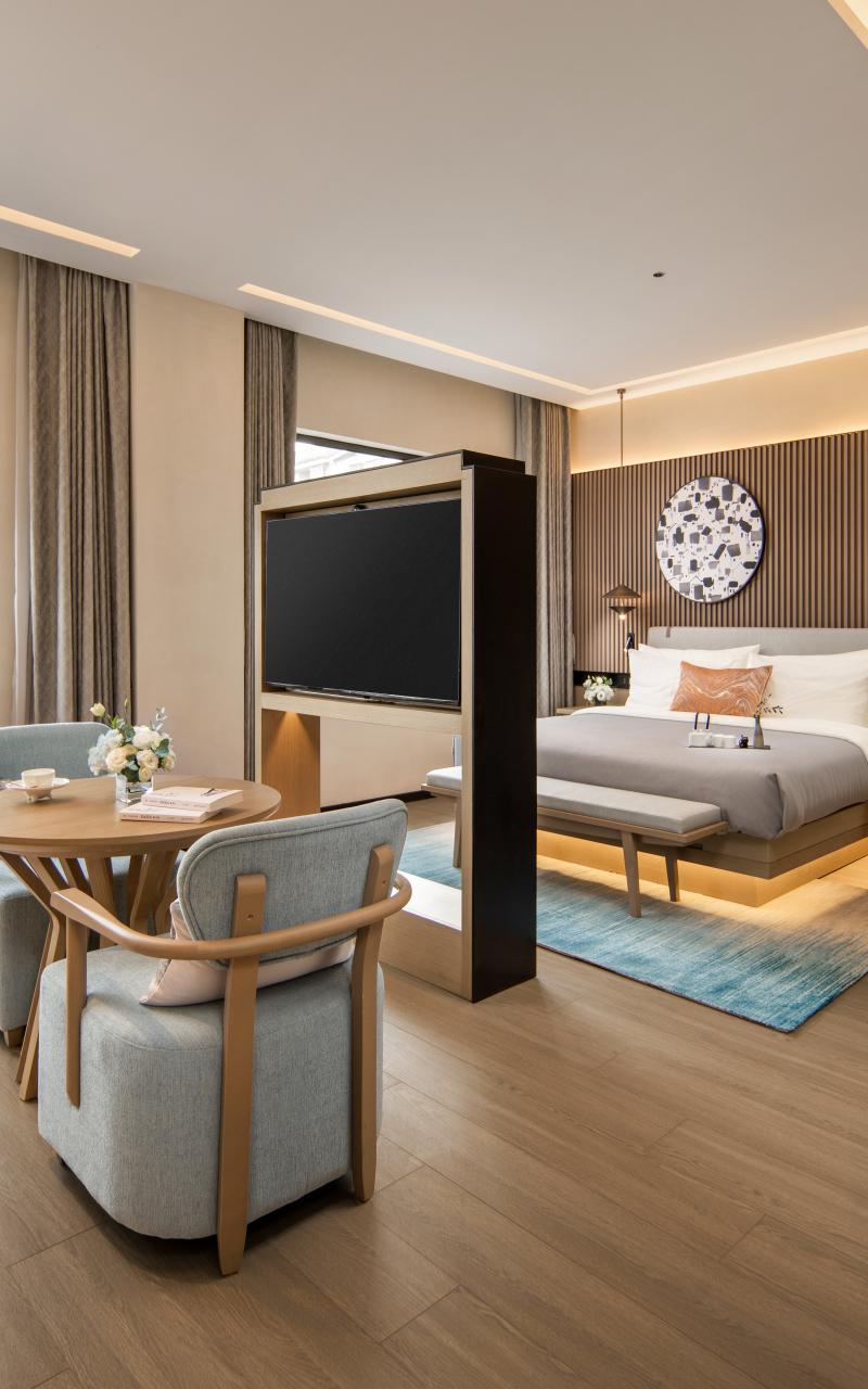 龙山一号·浴缸观景套房（深泡浴缸+静谧空间）