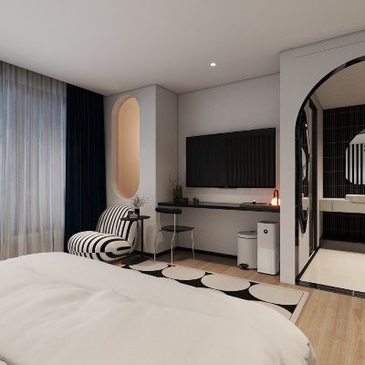 英國梨·摩登泡池房 南傾·夢想國飯店（重慶解放碑店）優惠