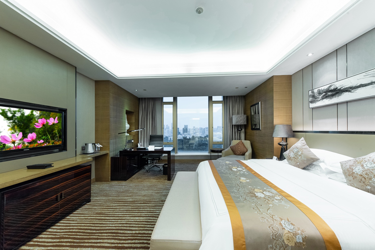 Shenzhen YANGBANGLANGYUE International HotelScenery Standard Queen Room