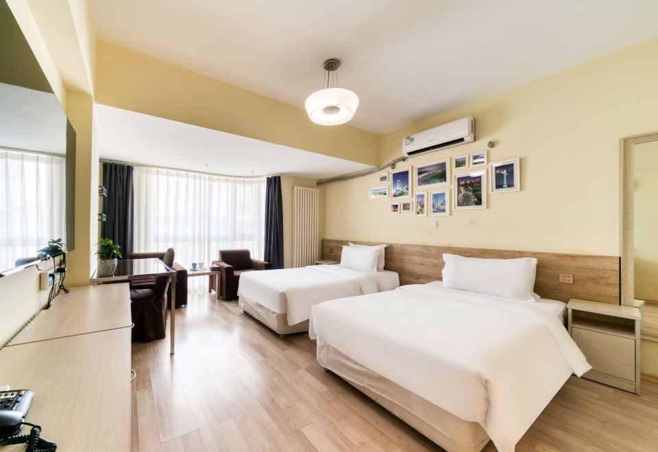 商旅静谧双床房（1080P高清智能投屏+智能洗护马桶）