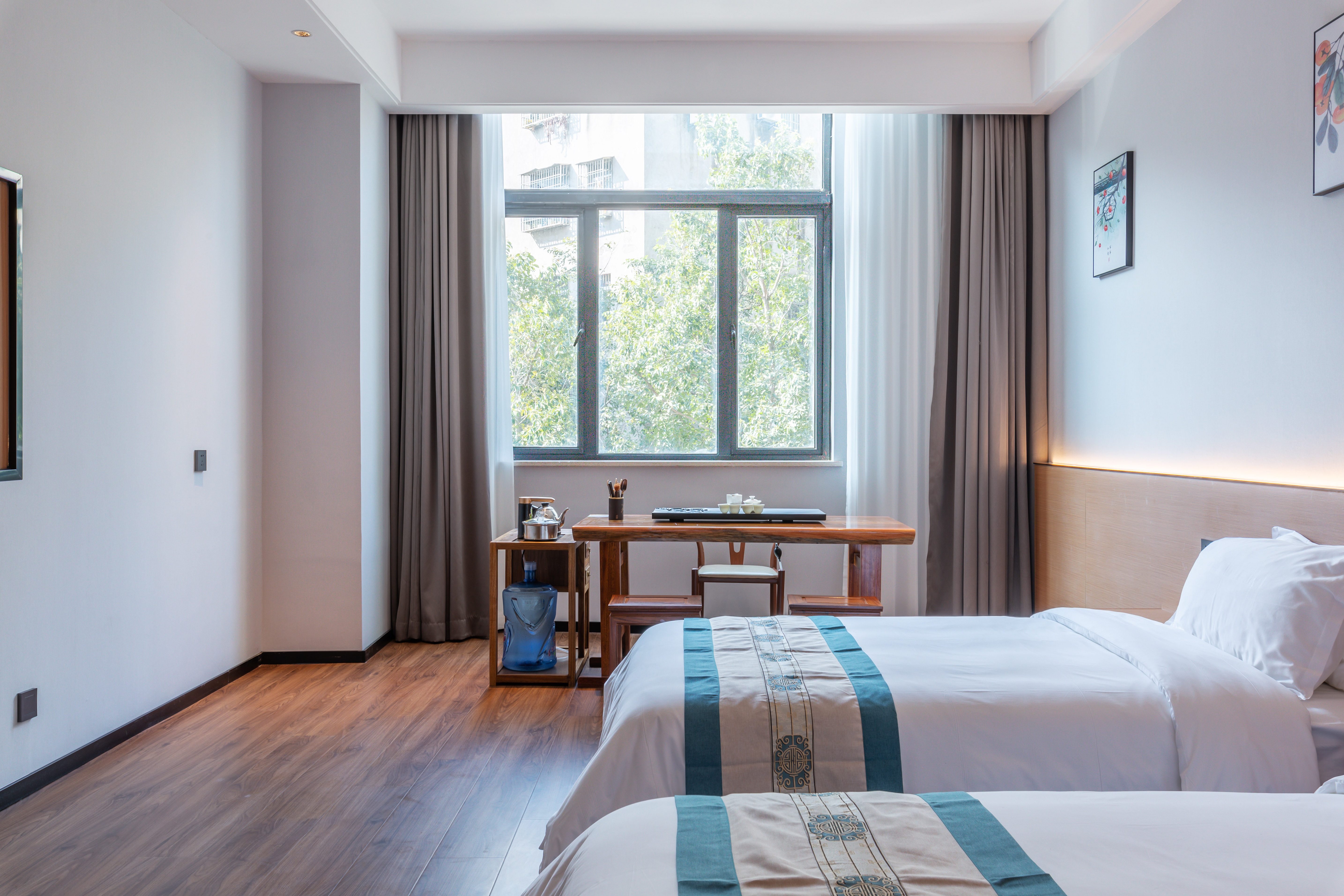 豪華雙床房「零壓床墊+智能客控」