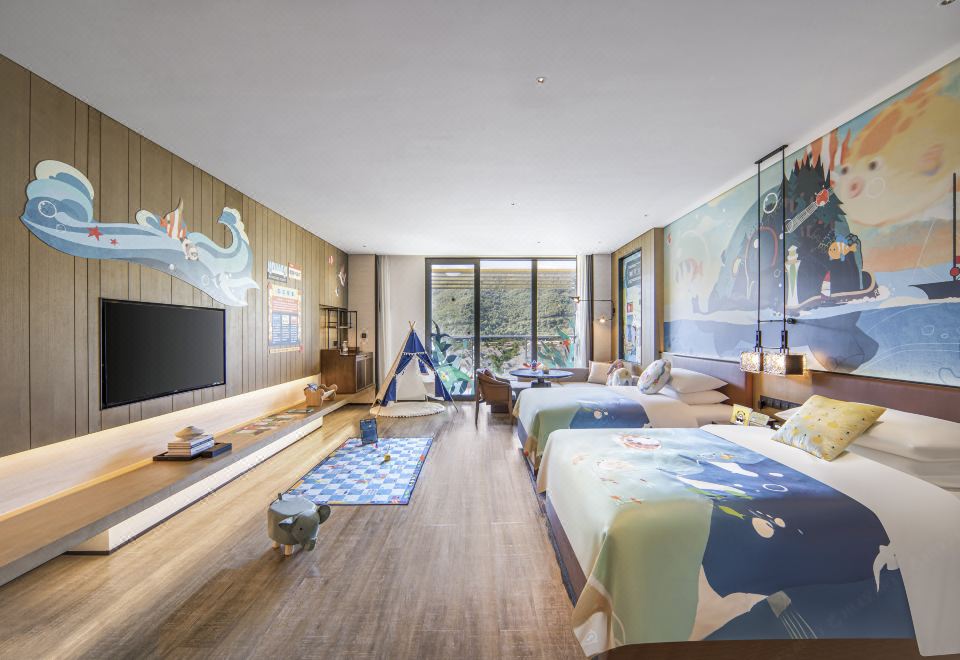 Sheraton Ningbo Xiangshan ResortLv Xiao Xiong Family Room Twin Size Mountain View