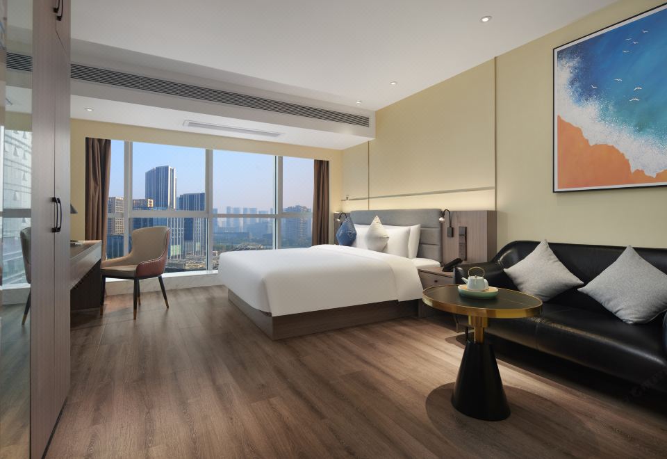 豪華公寓大床房（65寸可投屏+大冰箱＋加熱毛巾桿）